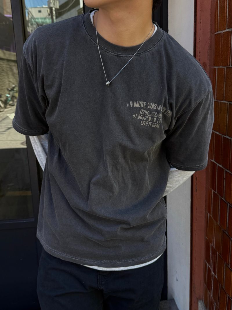 Raf pigment patch short sleeve t-shirt