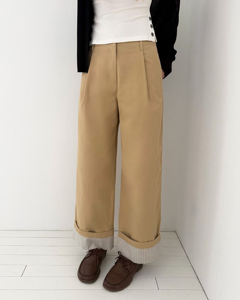 [ORIGINAL] Maple Stripe Roll-up Chino Pants