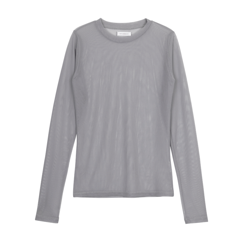 MESH SHEER SIMPLE TOP