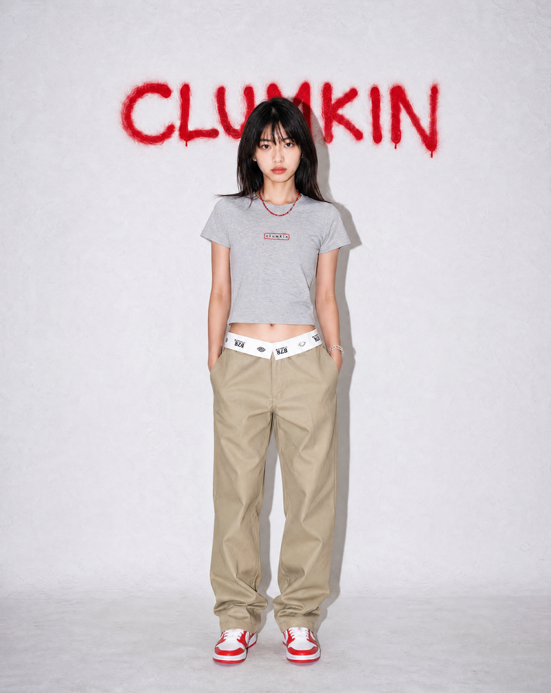 ドゥードゥルロゴTシャツ(GRAY) [WOMEN]