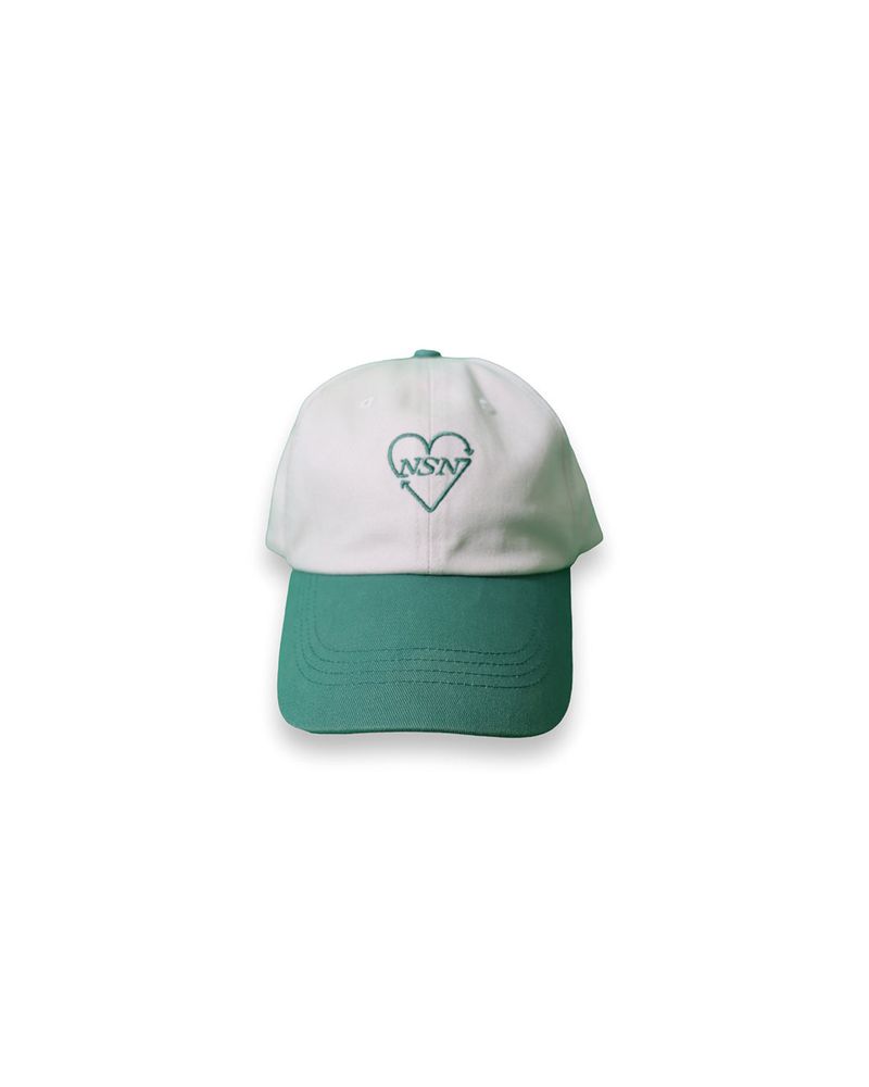 neversaynever®︎(ネバーセイネバー)の「NSN ロゴキャップ グリーン(Hats)」