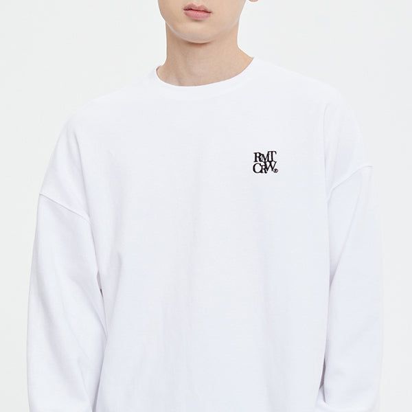 ROMANTIC CROWN（ロマンティッククラウン）の「RECENT LOGO LONG SLEEVE_WHITE（Tops）」
