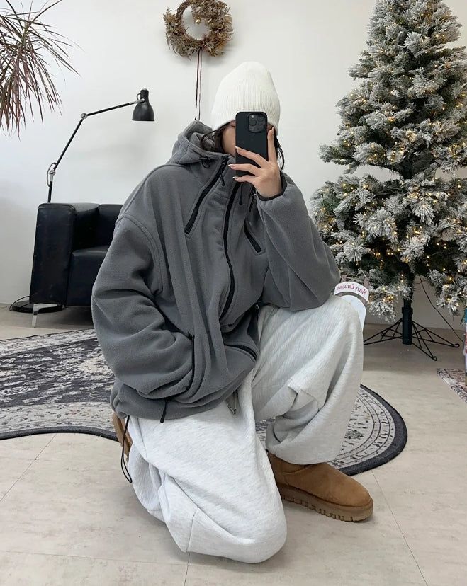 Elrond Patch Boa Jogger Pants