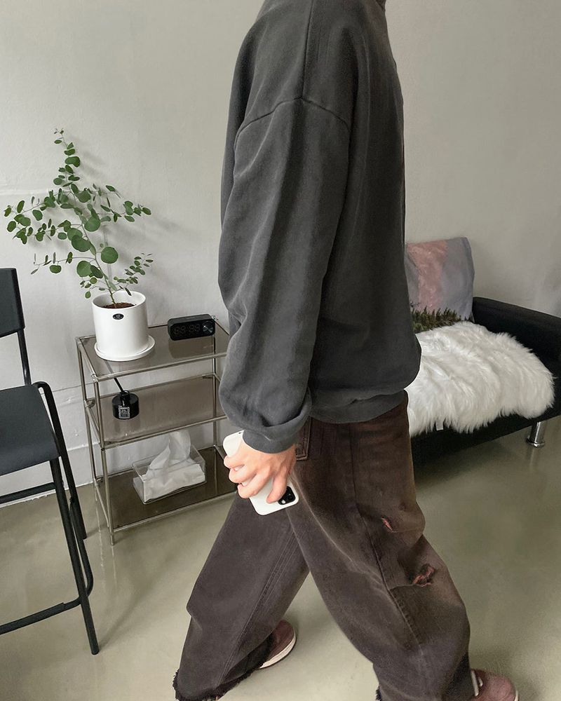 Vintage brown denim pants