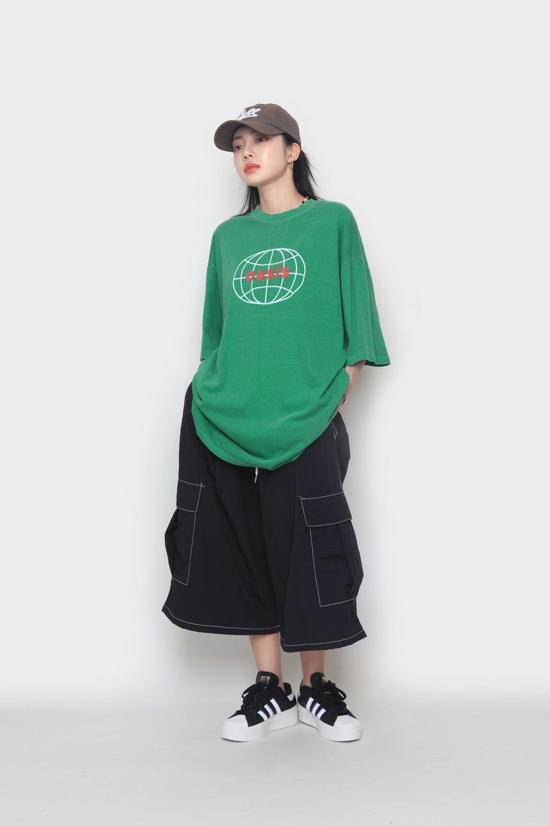 Stitch Bermuda Cargo Pants