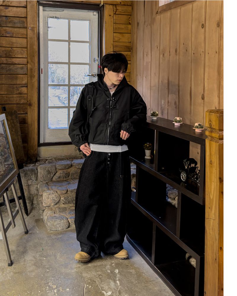 Lexer Fireman Buckle Hooded Jacket