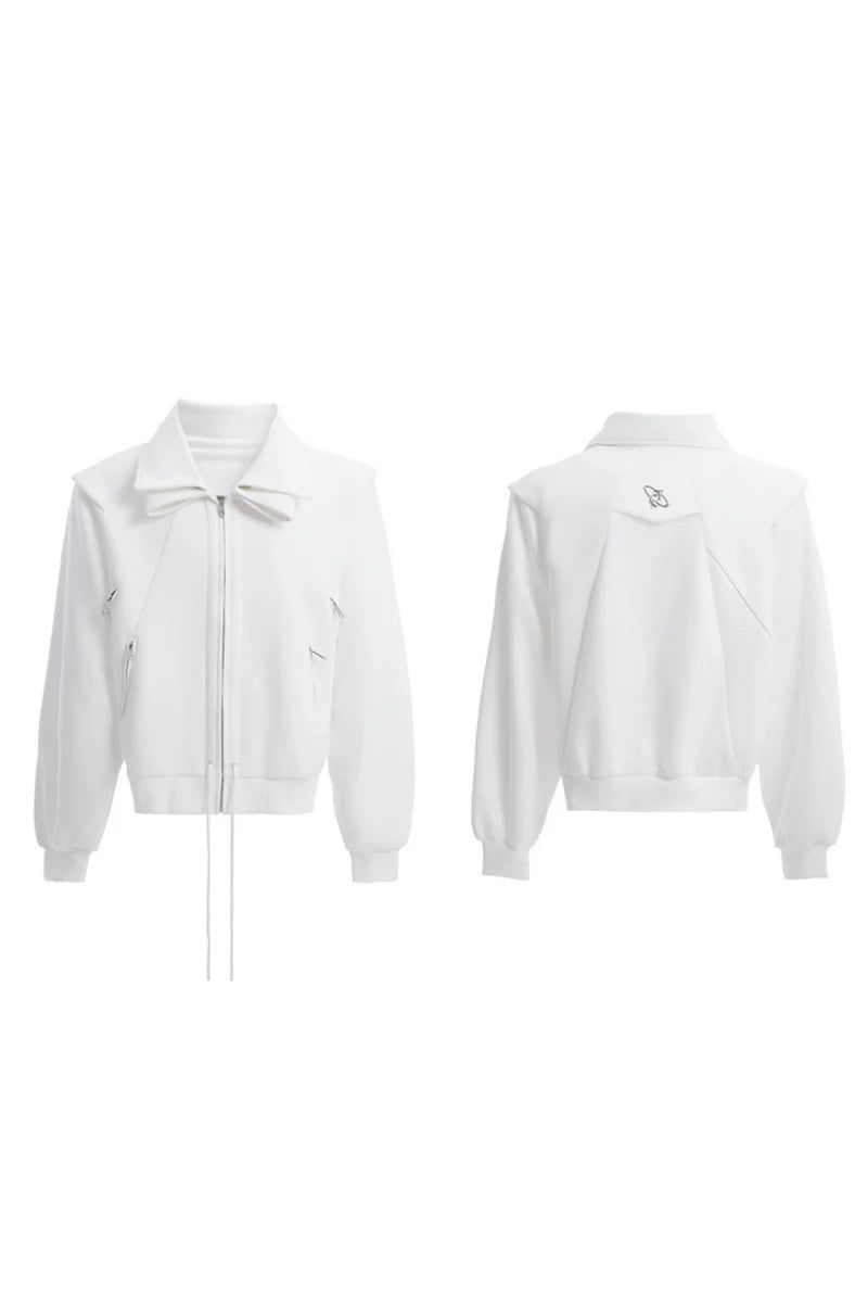 Convertible Cape-Style Zip Hoodie