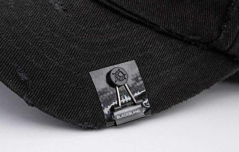 BBD Cross Damage Custom Denim Cap (Black)