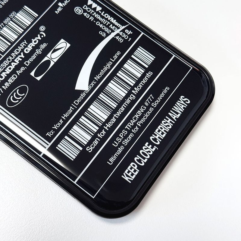 Fresh Love Delivery Label Phone Case (BK)