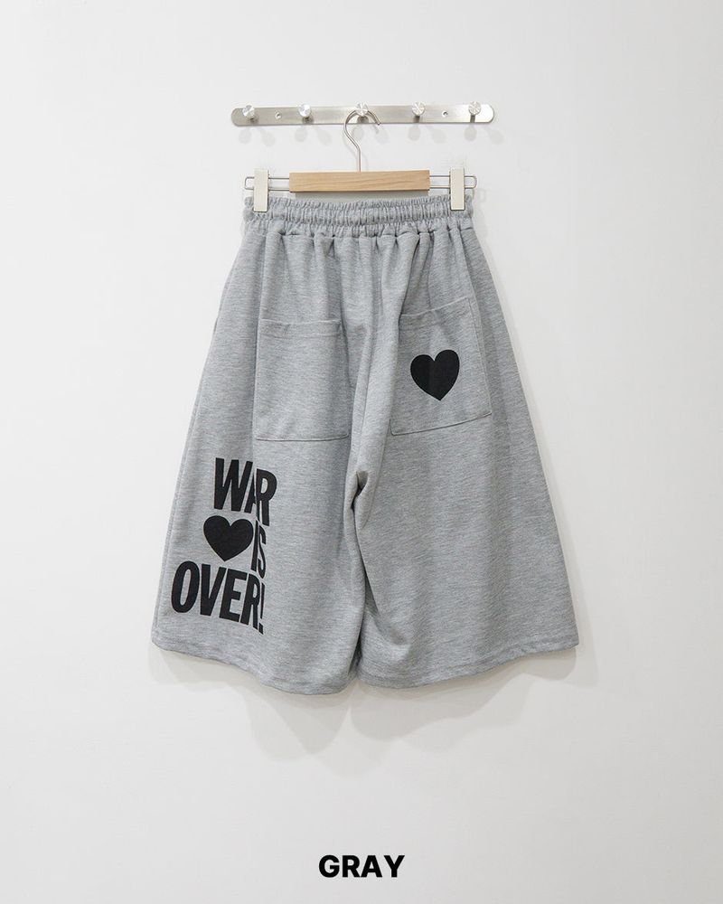 Hatin Sweat Half Pants