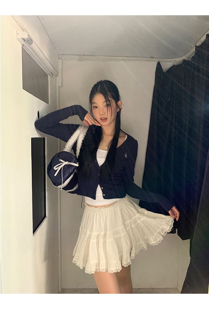 white cancan lovely skirt