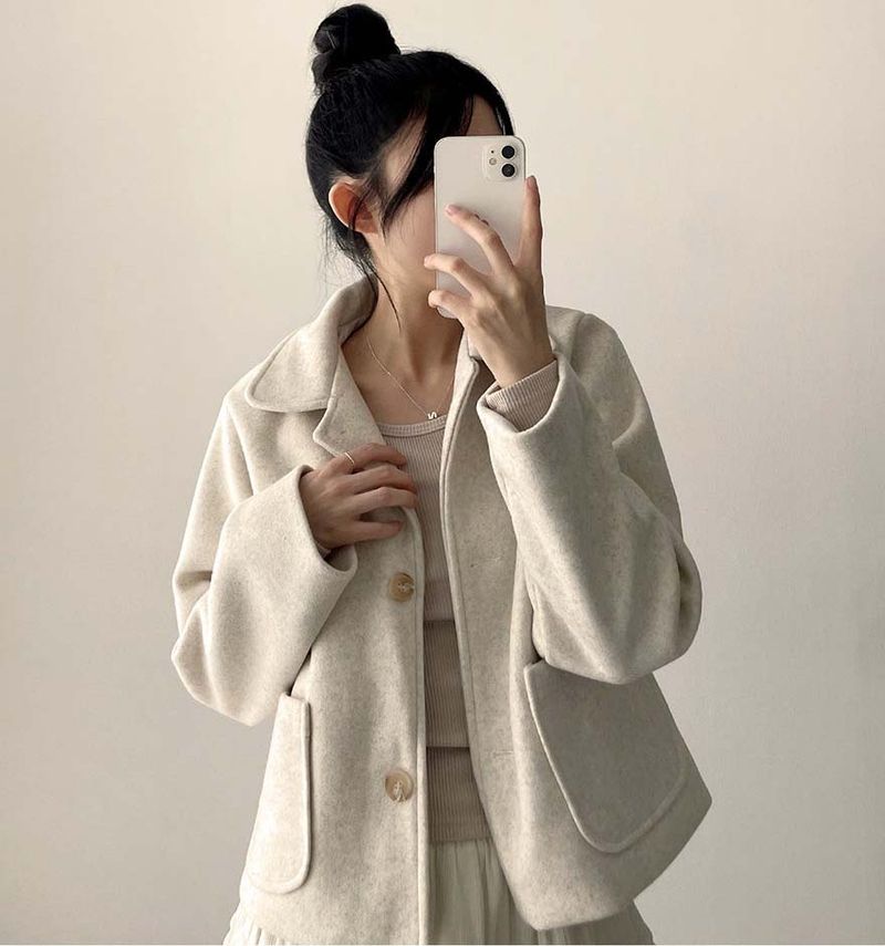 Rein pocket short coat jacket