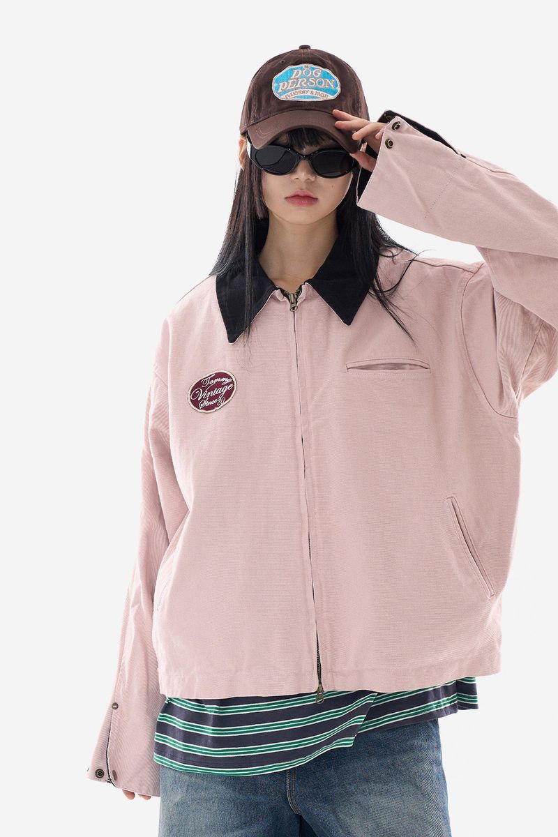 Raucohouse（ラウコハウス）の「Engineered patch collar work jacket（Jackets/Outerwear）」