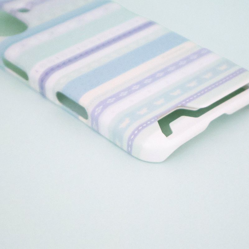 [MADE] Soft stripe case (Soda blue)