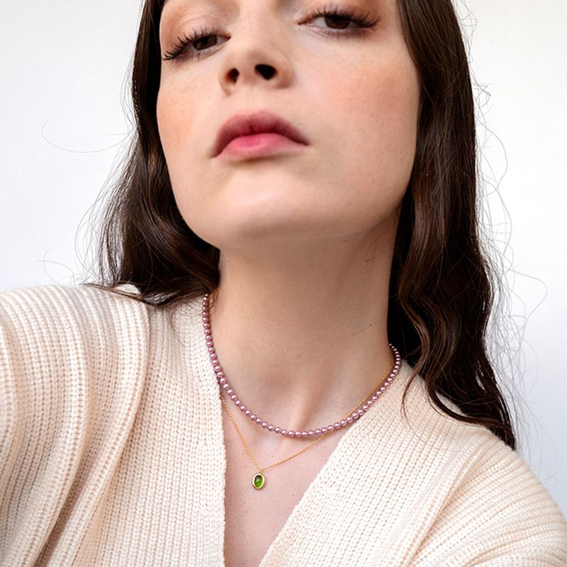 L'OMBRILLANT（ロムブリラント）の「Rose pearl necklace（Accessories）」