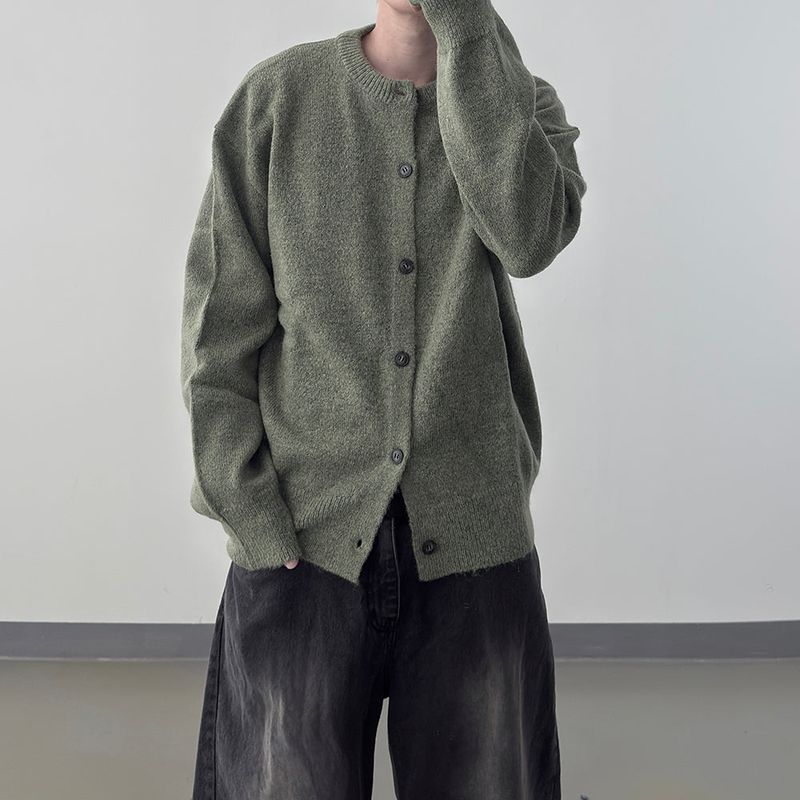 Lunet Wool Round Cardigan