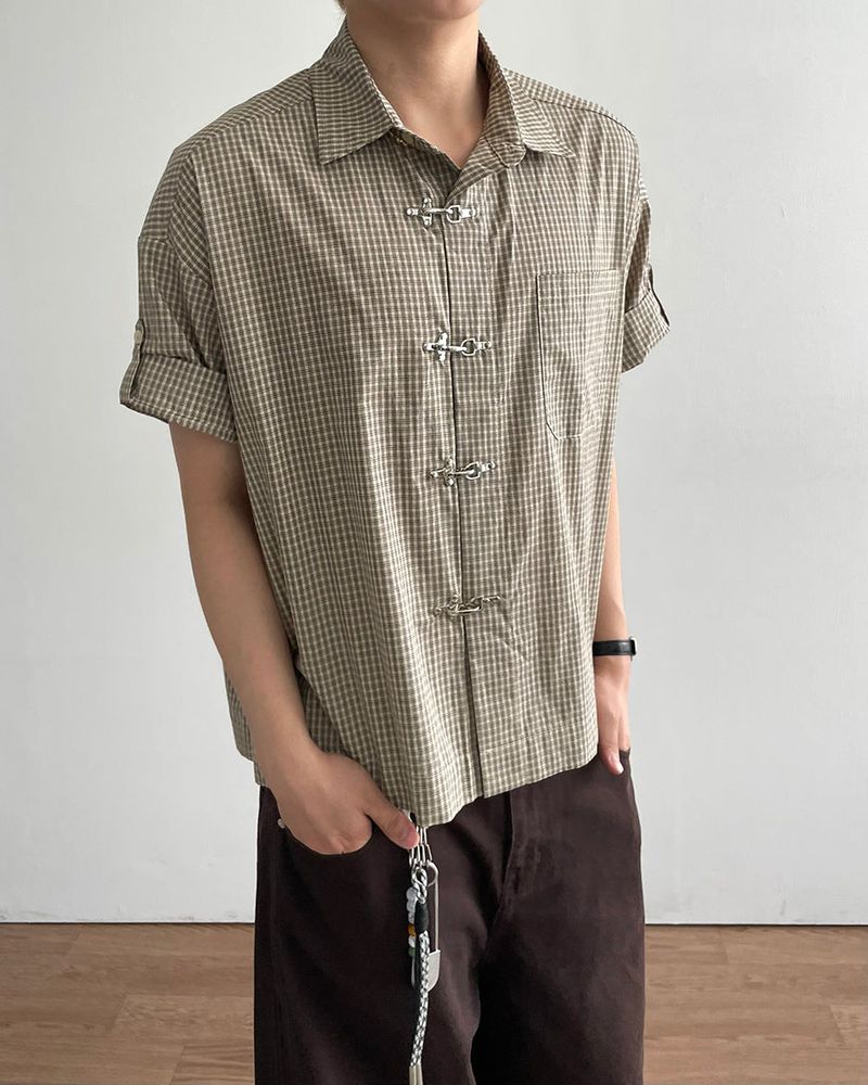 Buckcle Short Sleeve Shirt
