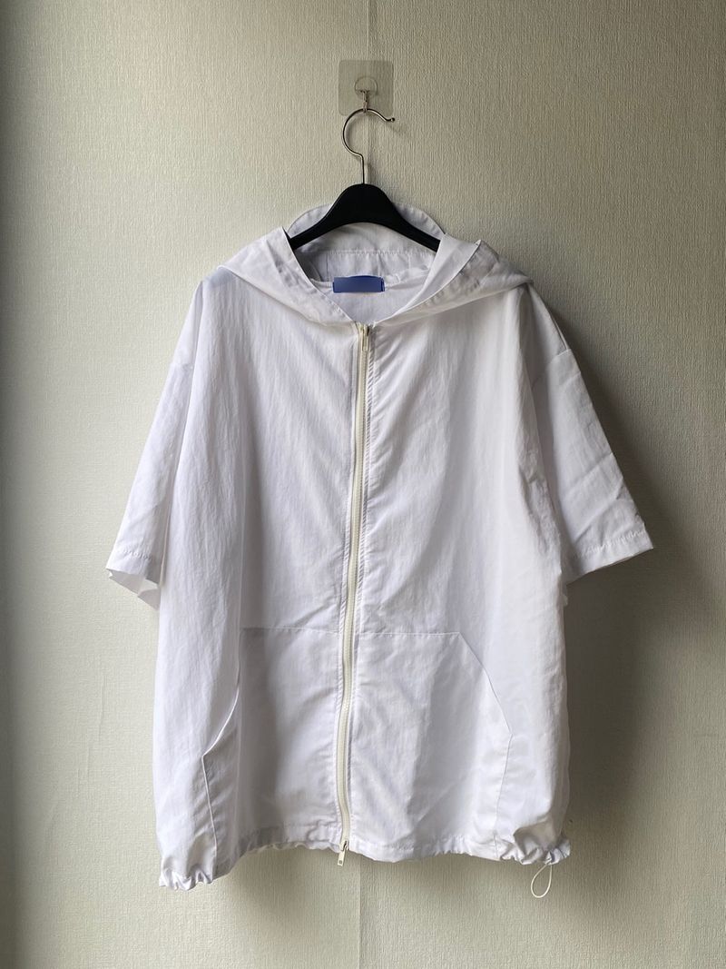 hooded nylon short 3C