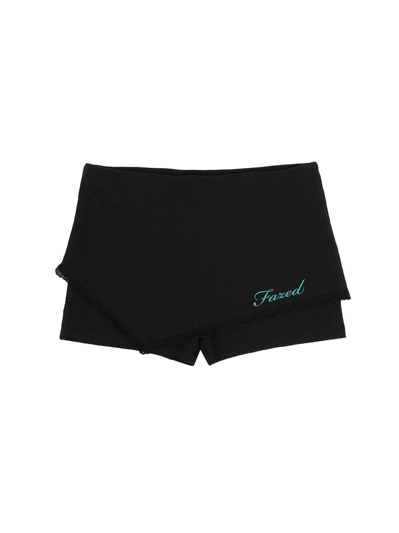 APRON MICRO PANTS / BLACK