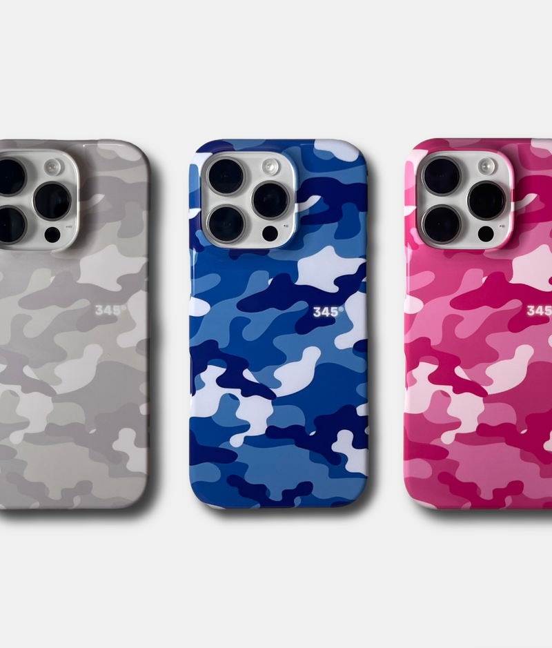 [BLUE] CAMOUFLAGE Hard Case / TREEFORFIVE345