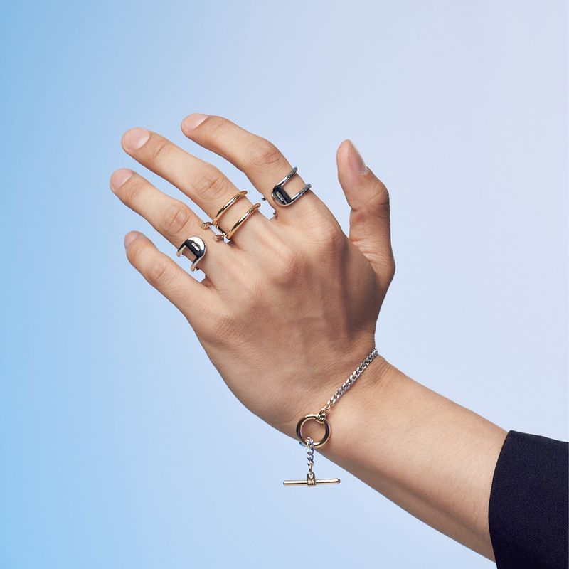 EDGE CLIP RING - GOLD