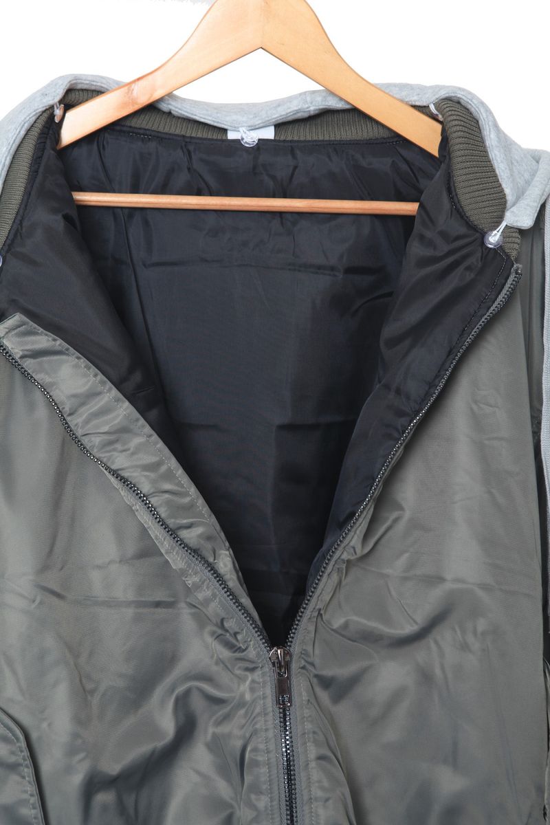 Hooded aerial jumper padding