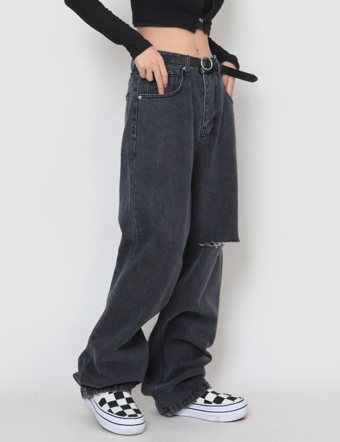 nutellike（ヌテールライク）の「cutting vintage denim pants（Pants）」