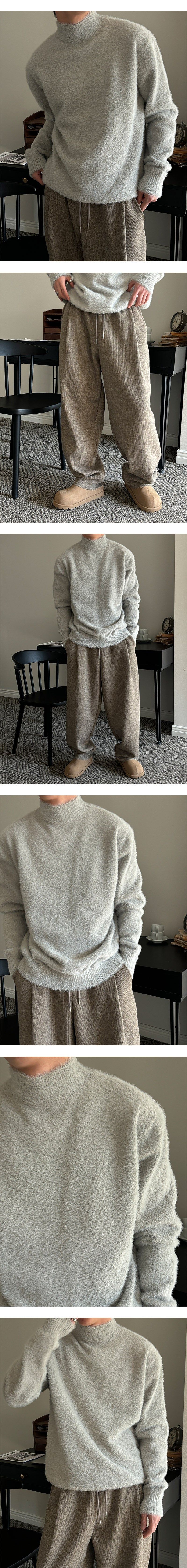  [F/W] Angora half pola knit(5color)