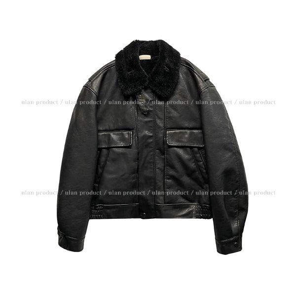 Betty Washed High Neck Buckle Mustang