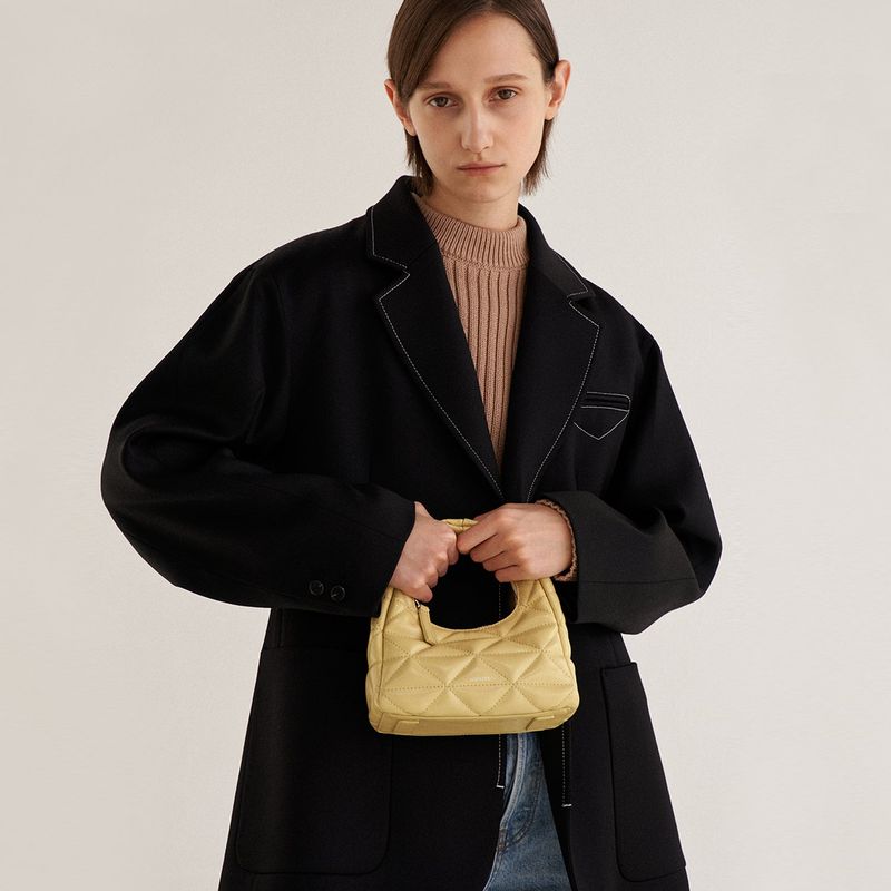 MUNIER（ミュニエ）の「QUILTED MINI TOTE BAG_BUTTER（Bags）」