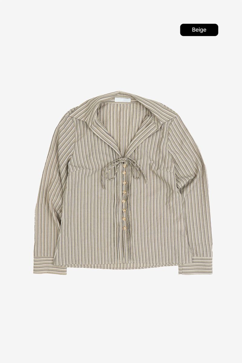 Leclair tie marine shirt