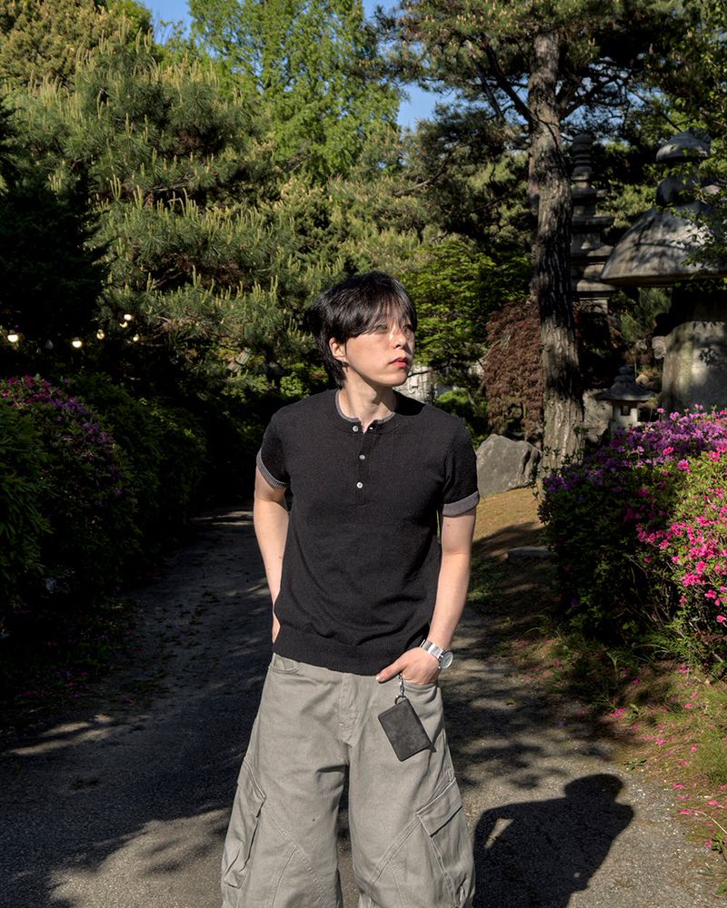 Eren Layered Henley Neck Knit