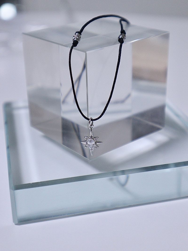 starlight crystal string necklace