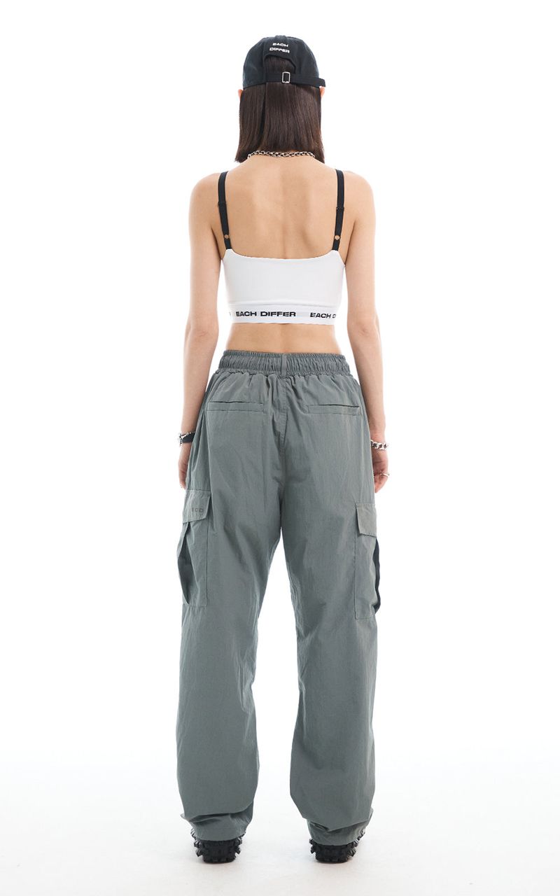 VOLUME CARGO PANTS_DARK GREEN