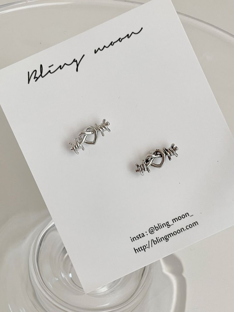 Heart chain piercing / 2 color
