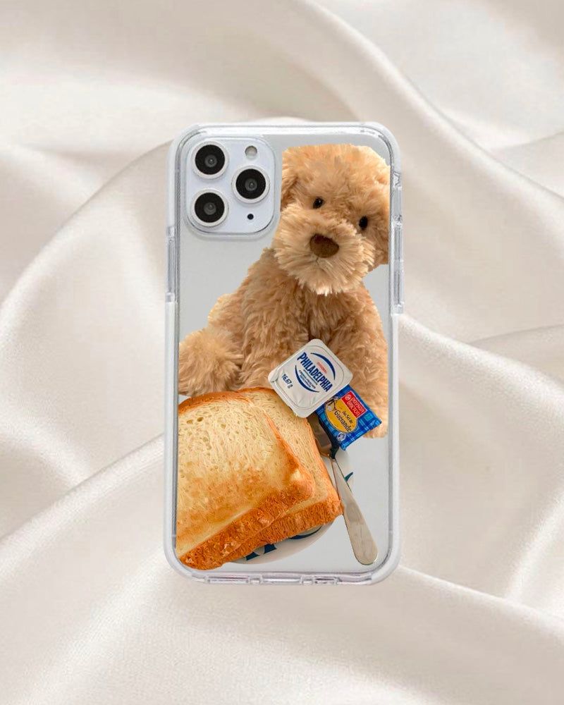 breakfast with puppy