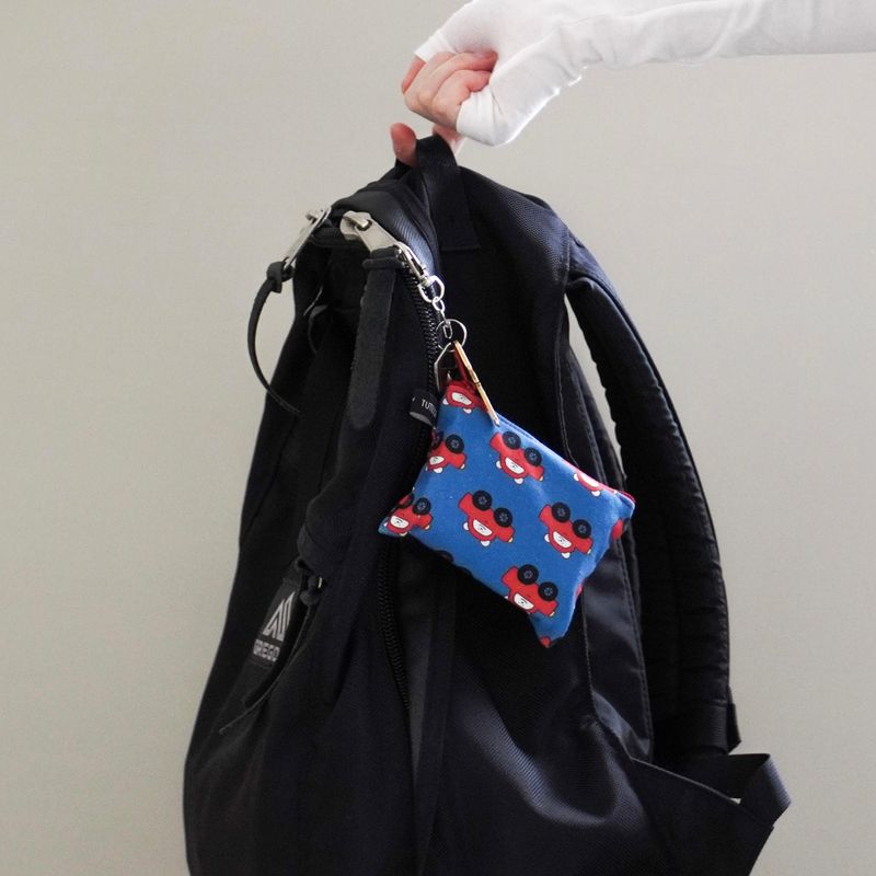 Find Me pattern keyring pouch(mini)