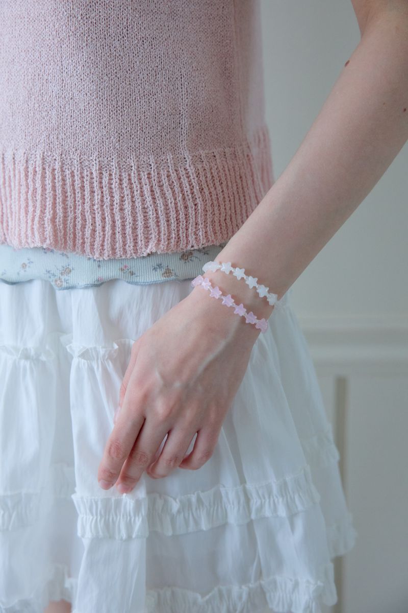 PINK PINEAPPLE（ピンクパイナップル）の「[2PCS 1SET] ジェリースタービーズブレスレット（アクセサリー）」