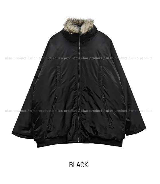 OUNCE Fur Shearling Down Jumper