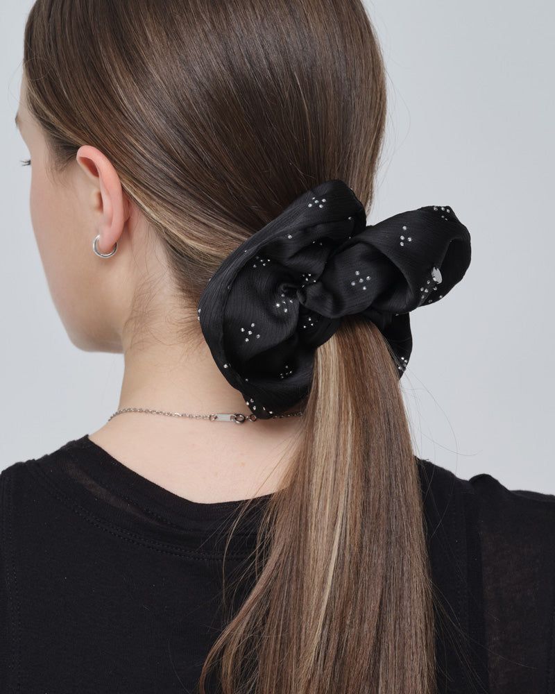 GLINT SCRUNCHIE_BLACK