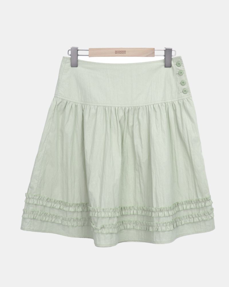Repin Frill Midi Skirt