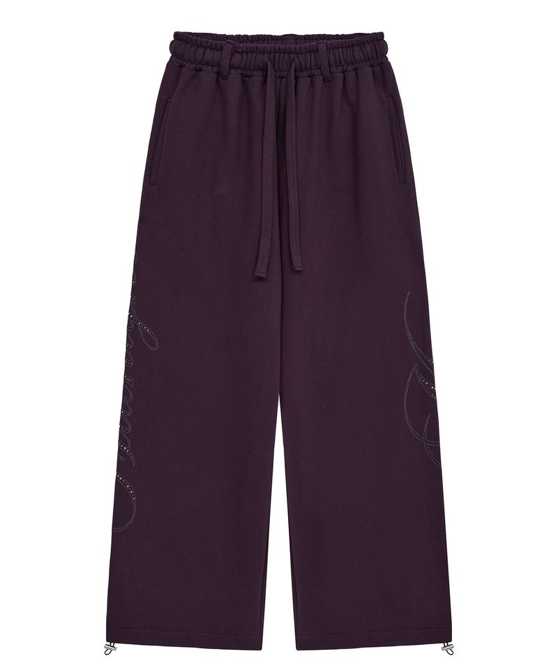 cubic pants (purple)