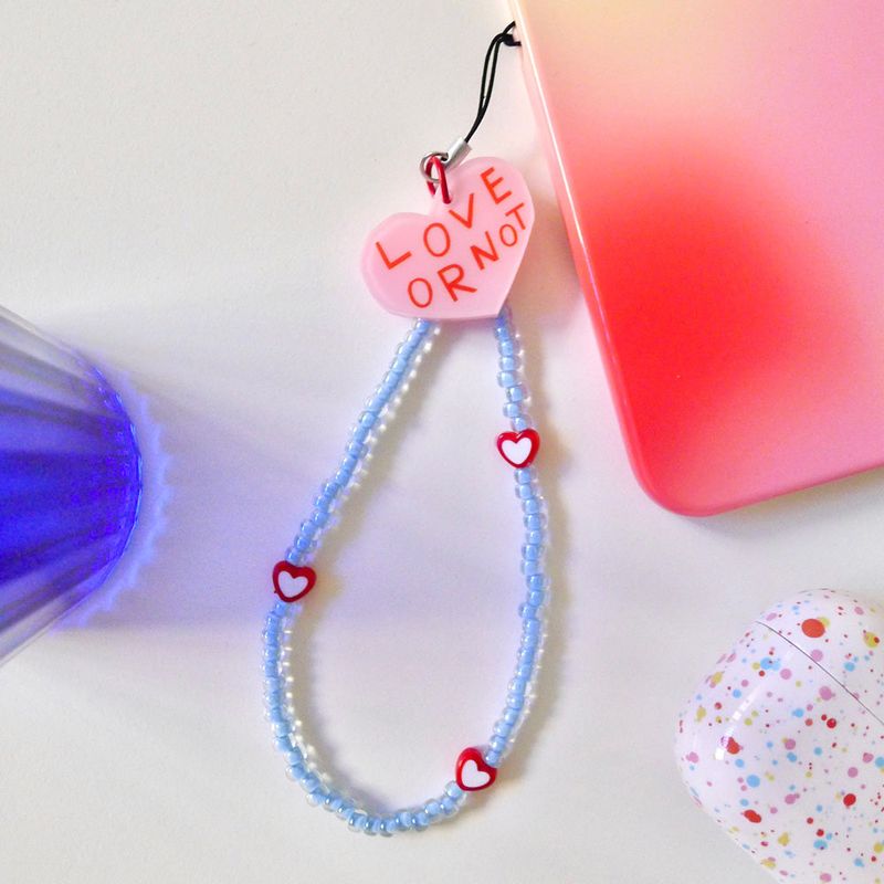 Love or not（ラブオアノット）の「[MADE]Pink Love-Sky Bead Strap（Toys/Key Holders）」