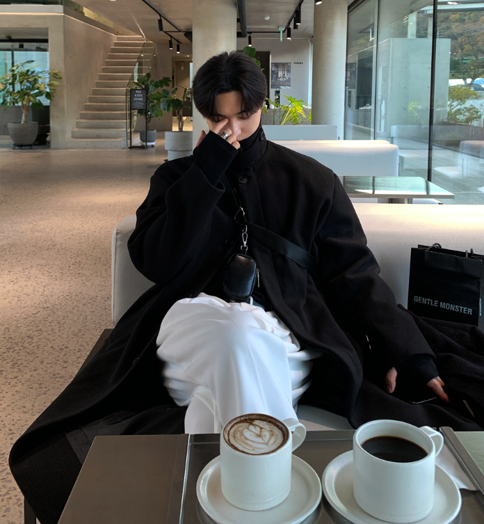 LOOKPLE（ルックプル）の「First Balmacan Overfit Robe Long Coat（Jackets/Outerwear）」