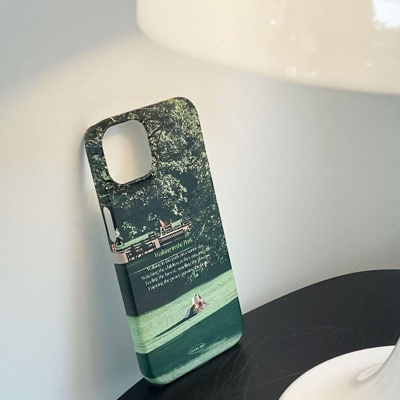 [MADE] a walk in the park iphone hard case 01