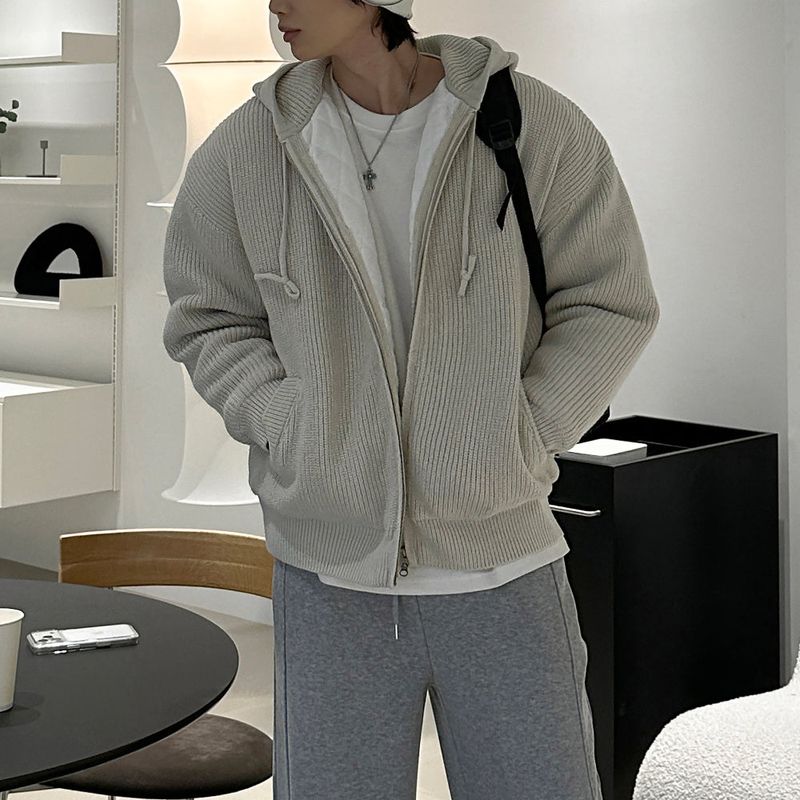 LMN Slay Oversized Fit Knitwear Hooded Padded (3 colors)