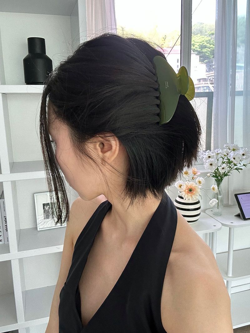 Classic shape hair clip (8color)