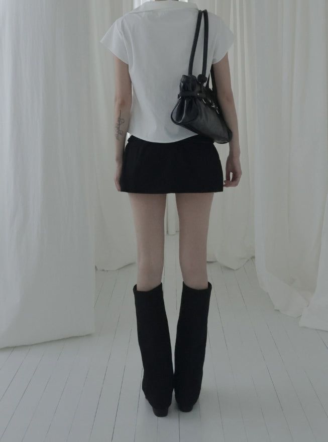 Asel Unbalance Sailor Blouse