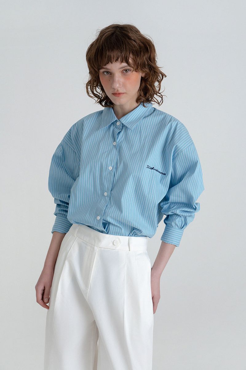 Blooming shirt_stripe blue