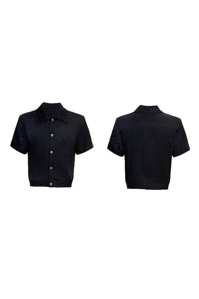Textured Short Sleeve Shirt